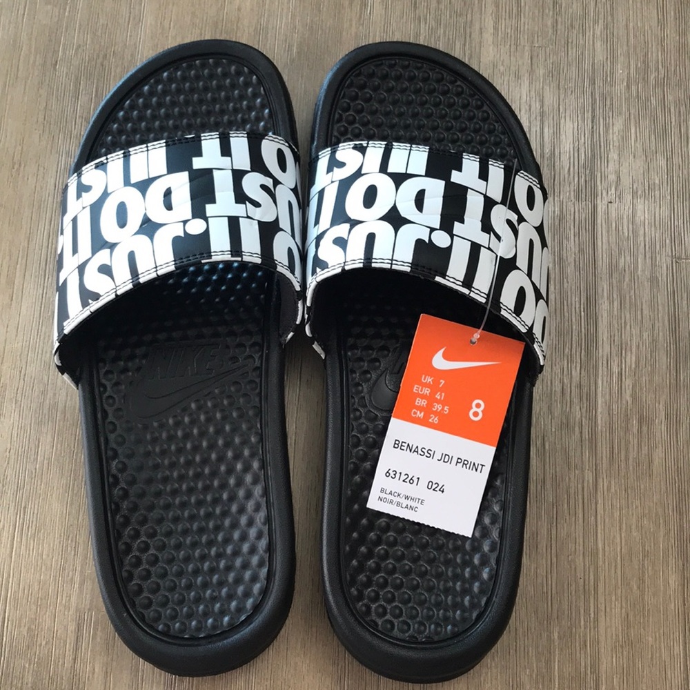 Nike Men’s Bennasi JDI Print size 8 - NEW - Picture 1 of 4